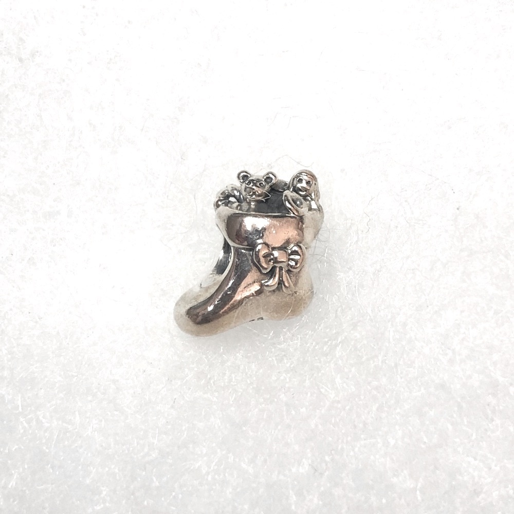 Pandora Sterling Silver Santa’s Stocking Charm